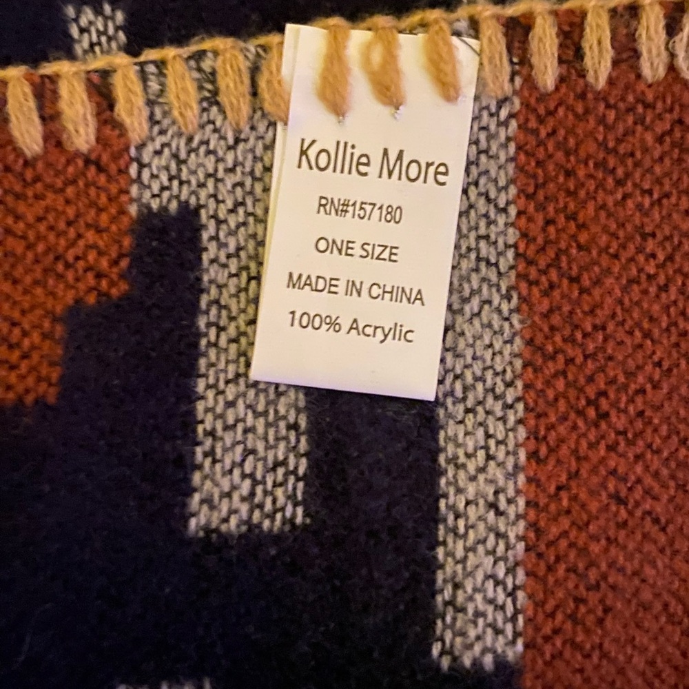 Kollie More Wrap Poncho
Beautiful-Dark Navy
#N046 - Picture 2 of 5